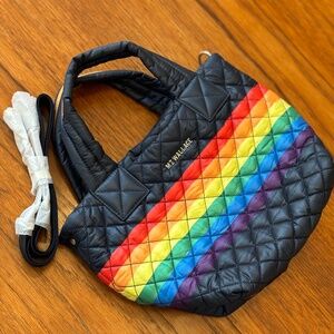 MZ Wallace Mini Metro Tote Deluxe, Limited Edition Rainbow